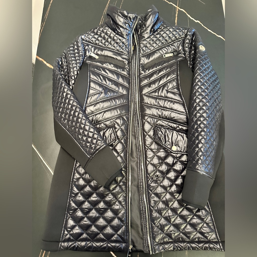 michael kors mixed media quilted jacket - Picture 3 of 12